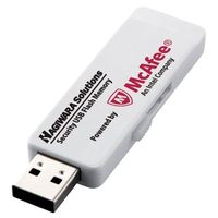 ハギワラソリューションズ ウィルス対策USBメモリ(マカフィー)/2GB/1年ライセンス/USB3.0 (HUD-PUVM302GA1)画像