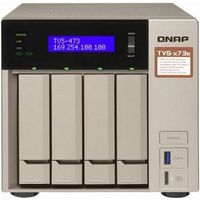 QNAP TVS-473E 4×3.5inchドライブベイ HDDレス タワー型NAS (TVS-473E)画像