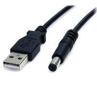 StarTech USB – 5V DC電源供給ケーブル 2m DCプラグ(外形5.5m/内径2.1mm) (USB2TYPEM2M)画像
