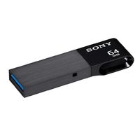 SONY USB 3.1 Gen1対応 高速USBメモリーコンパクトメタルボディ 64GB (USM64W3 B)画像