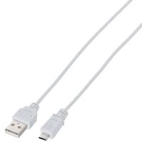 極細Micro-USB(A-MicroB)ケーブル/ホワイト/0.15m U2C-AMBX05WH画像