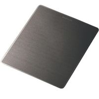 ELECOM レーザー&光学式マウス対応 メタリックマウスパッド(ダークシルバー) (MP-112BK)画像