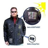 SCOTTeVEST 3FSSOL-B Solar 3 Finetex System Black(L) (3FSSOL-B(L))画像