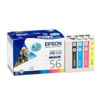 EPSON IC4CL56 PX-201用 インクカートリッジ(4色パック) (IC4CL56)画像