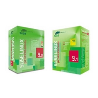 Novell SUSE LINUX 9.0 Professional + 9.1update版バンドルセット (20040630_1)画像
