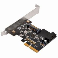 SILVERSTONE ECU04-E PCIe Gen2.0 x2 拡張カード (SST-ECU04-E)画像