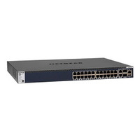 NETGEAR PoE+対応 (648W-720W) 1Gポート×24 10G SFP+スロット×4 フルマネージスイッチ M4350-24G4XF (GSM4328-100AJS)画像
