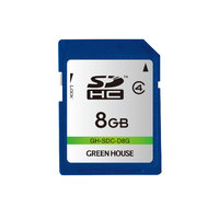 GREENHOUSE GH-SDC-D8G SDHCカード クラス4 8GB (GH-SDC-D8G)画像