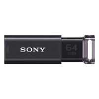 USB3.0対応 ノックスライド式USBメモリー ポケットビット 64GB ブラック キャップレス画像