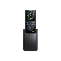 SONY ウォークマン Eシリーズ <メモリータイプ> スピーカー付 2GB ブラック (NW-E062K/B)画像
