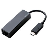 ELECOM 有線LANアダプタ/Giga対応/USB3.1/Type-C/ブラック EDC-GUC3-B (EDC-GUC3-B)画像
