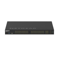 NETGEAR ProAV向けPoE+対応 (480W) 1Gポート×40 SFPスロット×8 フルマネージスイッチ (GSM4248P-100AJS)画像