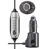 サン電子 車載リモコン付きFMトランスミッター黒 FMIP-308/B (FMIP-308/B)画像