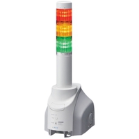 PATLITE ネットワーク監視表示灯、指定文章登録出荷、40Φ、3段赤黄緑 (NHP-3FV2M-RYG)画像