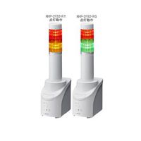 PATLITE ネットワーク監視表示灯、ブザー付、40Φ、2段赤黄 NHP-2FB2-RY (NHP-2FB2-RY)画像