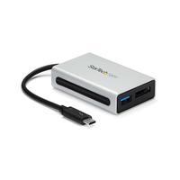 StarTech Thunderbolt 3 – eSATAアダプタ + USB 3.1(10Gbps)ポート Mac/Windows対応 USB-C – USB-Aアダプタ Thunderbolt 3 ハブ (TB3ESATU31)画像