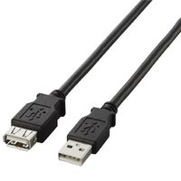 ELECOM USB2.0延長ケーブル(A-A延長タイプ) (U2C-E30BK)画像