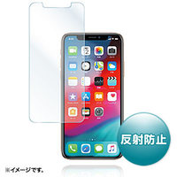 サンワサプライ iPhone XS用液晶保護反射防止フィルム PDA-FIP73 (PDA-FIP73)画像