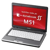 TOSHIBA dynabook SS M51 216C/3W (PPM512FCVZSB5)画像