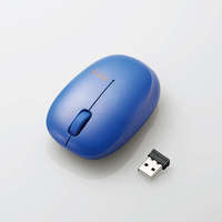 ELECOM マウス/無線2.4GHz/BlueLED/3ボタン/Sサイズ/抗菌/静音/ブルー (M-BL20DBSKBU)画像
