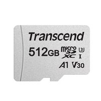 Transcend 512GB microSD w/ adapter UHS-I U3 A1 300S (TS512GUSD300S-A)画像