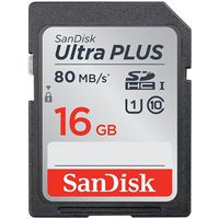 サンディスク ウルトラ プラス SDHC UHS-I カード 16GB SDSDUSC-016G-JNJIN (SDSDUSC-016G-JNJIN)画像