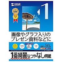 サンワサプライ インクジェット超スーパーファイン用紙 JP-EM3A4 (JP-EM3A4)画像