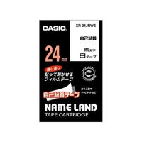 CASIO ネームランドテープカートリッジ 自己粘着テープ テープ幅・24mm (XR-24JNWE)画像