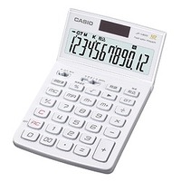 CASIO NEO-STYLE電卓/12桁/時間・税計算/チルト表示/リッチホワイト (JF-V200-WEN)画像