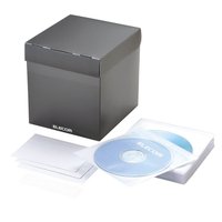 ELECOM CCD-028BK 不織布CD/DVDケース専用ボックス (CCD-028BK)画像