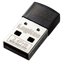 Logitec Bluetooth4.0 USBアダプター Class1 (LBT-UAN04C1BK)画像