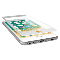 ELECOM iPhone 8/ガラス/フルカバー/フレーム付/ホワイト PM-A17MFLGFRWH (PM-A17MFLGFRWH)画像