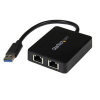 StarTech USB 3.0 – 2PギガビットイーサネットLANアダプタ USB32000SPT (USB32000SPT)画像