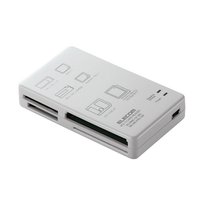 ELECOM MR-A10WH 10+7メディア対応 メモリリーダライタ (ホワイト) (MR-A10WH)画像