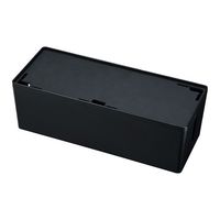 ケーブル&タップ収納ボックス Lサイズ ブラック CB-BOXP3BKN2画像