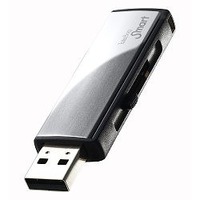 I.O DATA USB フラッシュメモリー「ToteBag Smart」2GB ミラーシルバー (TB-AT2G/S)画像