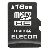ELECOM データ復旧サービス付き microSDHCメモリカード/Class4/16GB (MF-MRSDH16GC4R)画像