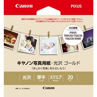 CANON 写真用紙・光沢 ゴールド GL-101 スクエアミニ 20枚 GL-101SQMINI20 (2310B038)画像