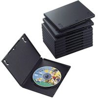ELECOM CCD-DVD03BK DVDトールケース (CCD-DVD03BK)画像