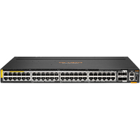 Hewlett-Packard Aruba 6300M 48 Smart Rate 5 Class 8 PoE 2p50G 2p25G Switch (R8S90A)画像