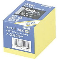 コクヨ メ-2022N-Y タックメモ徳用ノートタイプ74X52mm500枚黄 (2022N-Y)画像