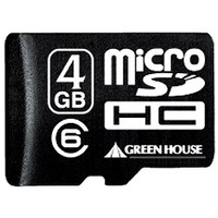 GREENHOUSE 大容量4GBmicroSDHCカード GH-SDMRHC4G (GH-SDMRHC4G)画像