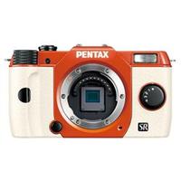 PENTAX Q10ボディ オレンジ/ホワイト019 (Q10BODY OR/WH019)画像