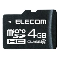 ELECOM microSDHCメモリカード 4GB/Class6対応 (MF-NMRSDH04GC6)画像