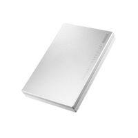 I.O DATA USB2.0/1.1接続 外付ポータブルハードディスク「カクうす」パールホワイト 1TB (HDPC-AU1.0B)画像