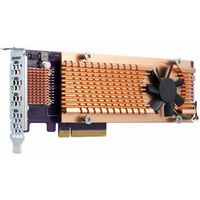 QNAP QM2-4P-384 クアッドM.2 2280 PCIe NVMe SSD拡張カード (QM2-4P-384)画像