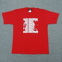 カナヤ 8102006 BSD Daemon 半袖Tシャツ 赤 L (8102006 BSD Daemon 半袖Tシャツ 赤 L)画像