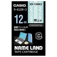 CASIO カシオ ネームランドテープ(12mm/マーキングテープ/長さ5.5m) (XR-12MK2)画像