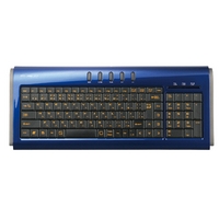 シグマA・P・Oシステム スタイリッシュスリムキーボード Elysium ブルー (ELPK106BL)画像