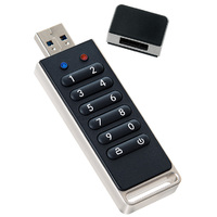 Century Lock U 64GB パスワードボタン付きセキュリティUSBメモリ (LOCKU-64G)画像